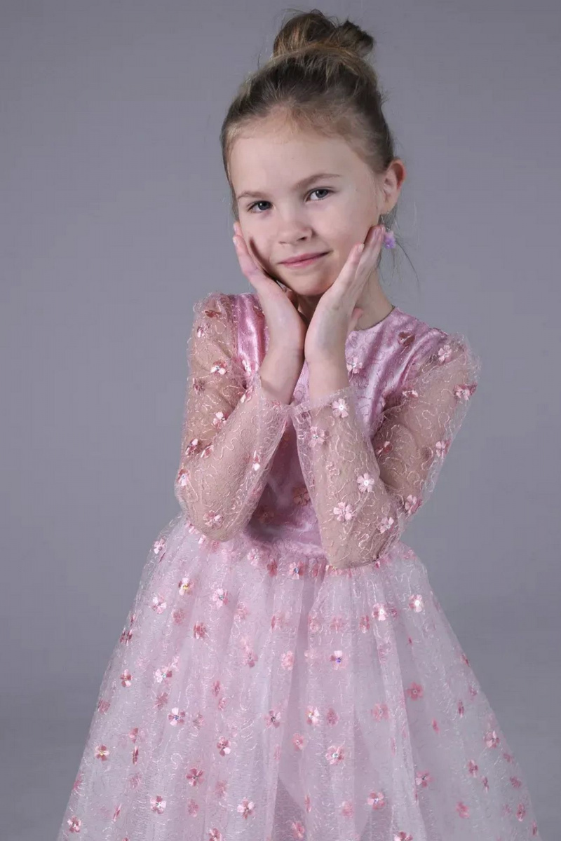 Платье Tammi 1Т31-23/4 розовый_персиковый_ пудровый