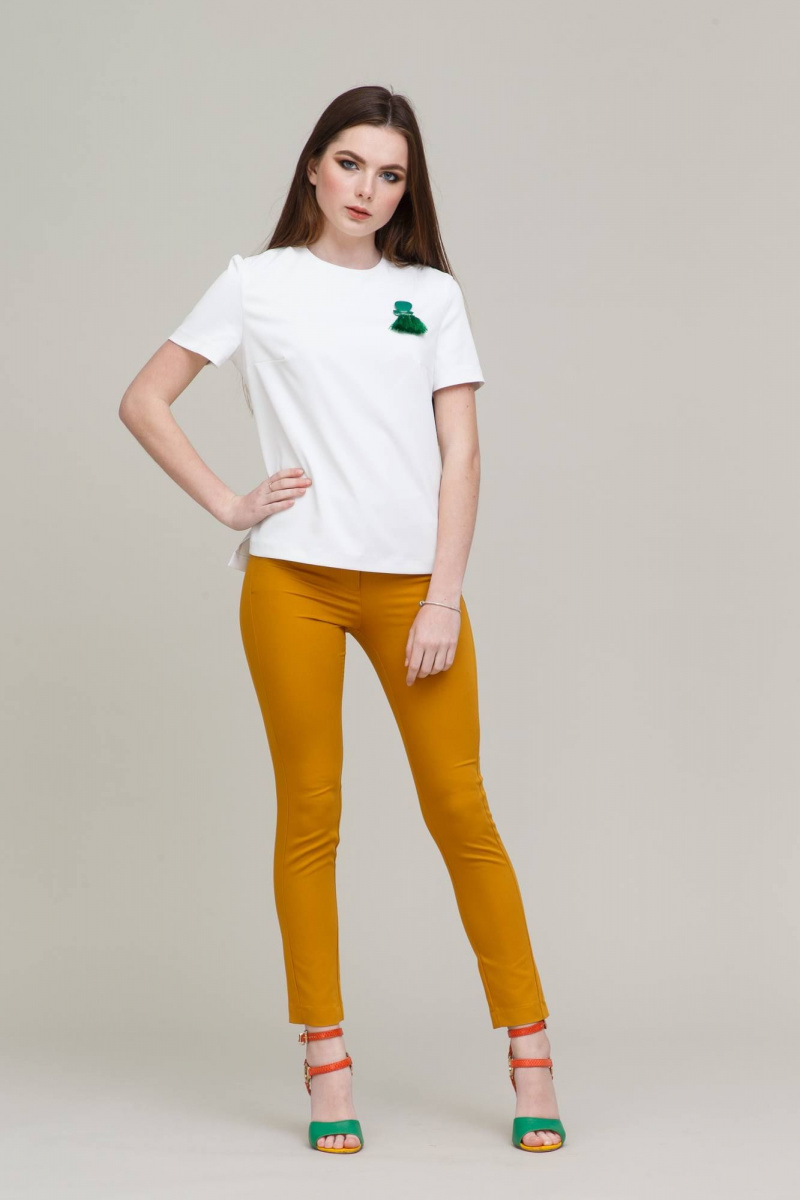Брюки Domna 12084(170) шафрановый