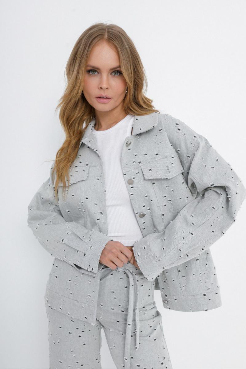 Брюки PiRS 5850 серый_цвет