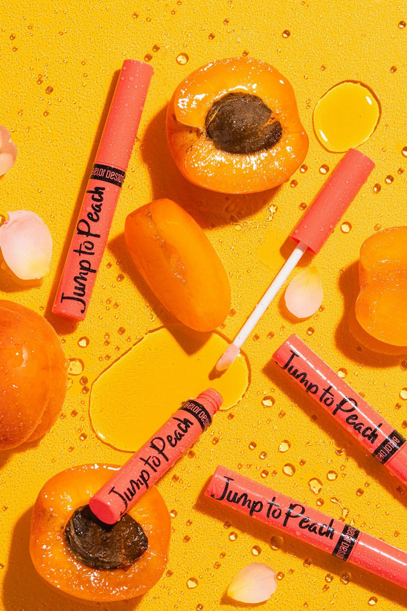Блески и тинты Belor Design Блеск для губ меняющий цвет Jump to Peach