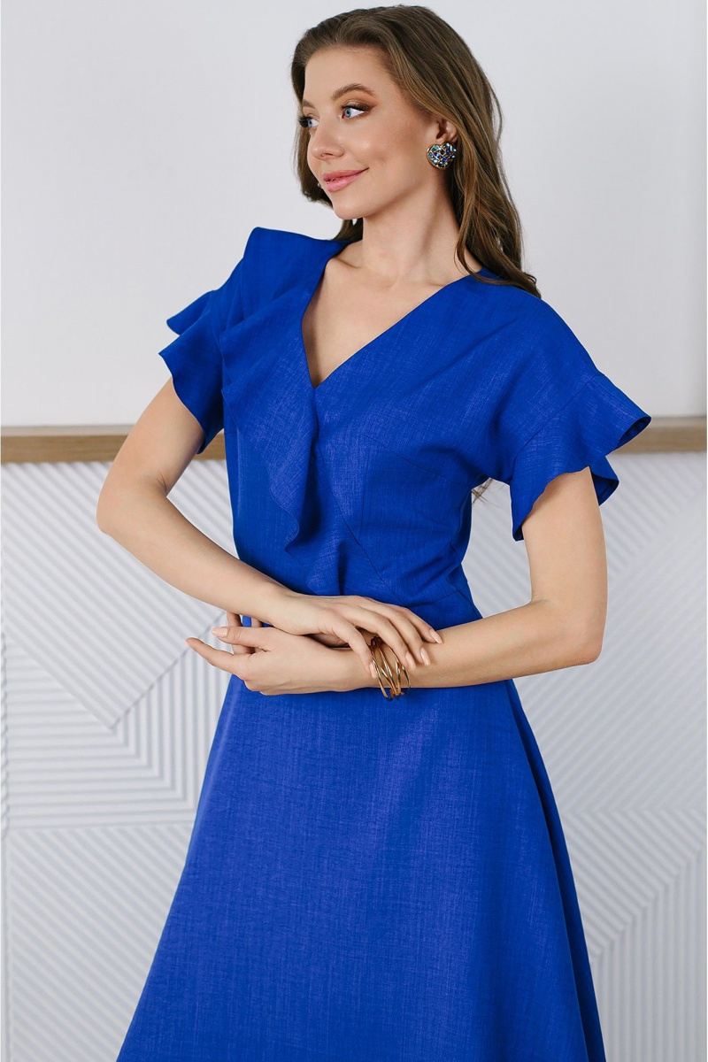 Платья MONA STYLE FASHION&DESIGN 24031 васильковый