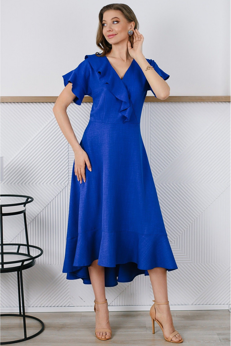 Платья MONA STYLE FASHION&DESIGN 24031 васильковый