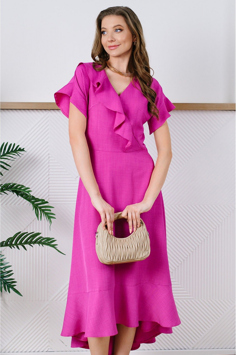 Платья MONA STYLE FASHION&DESIGN 24031 фуксия