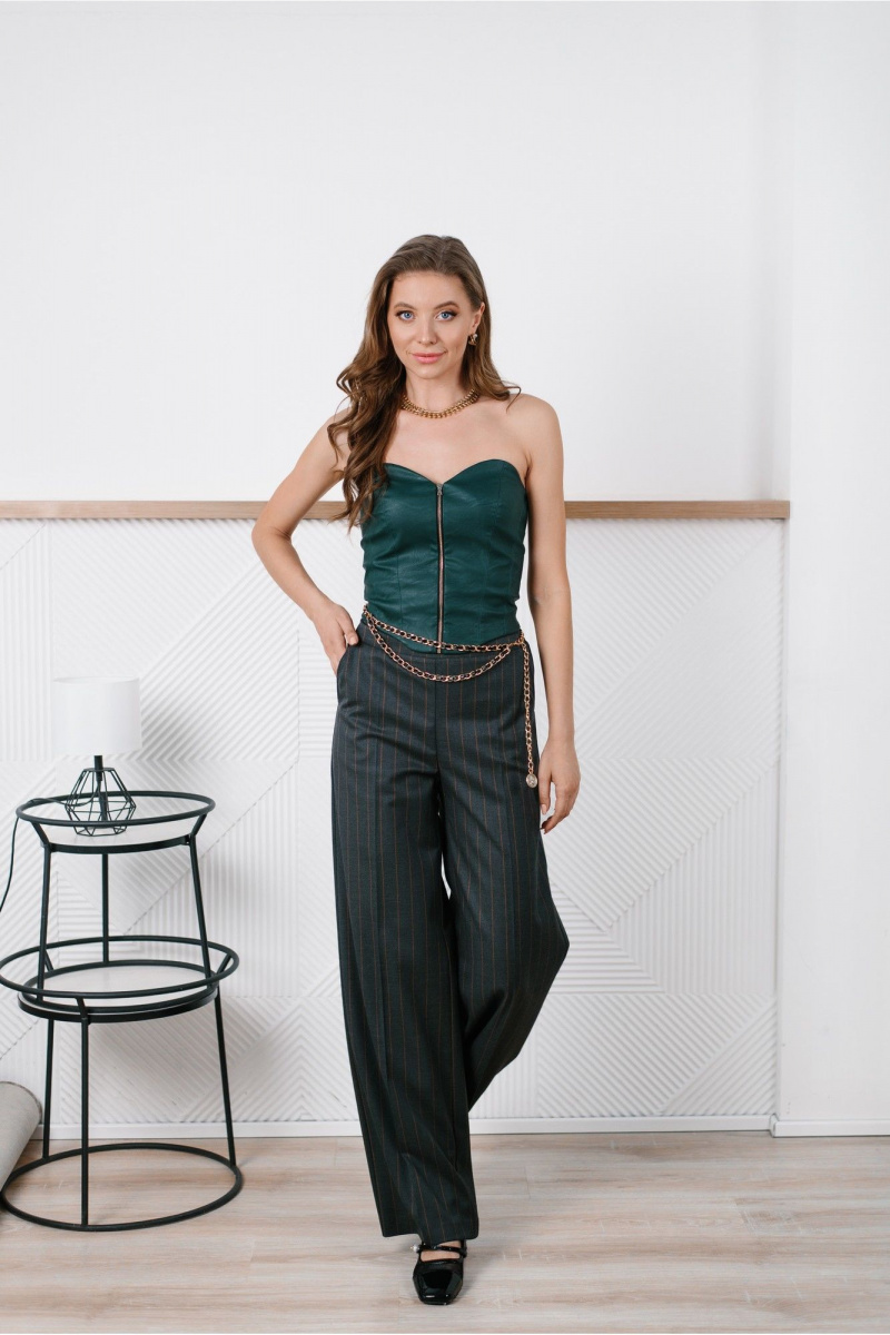 Топы MONA STYLE FASHION&DESIGN 24071 изумрудный