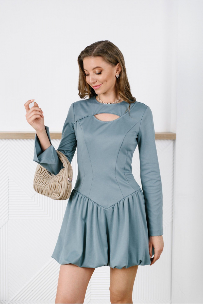 Платья MONA STYLE FASHION&DESIGN 24041 фисташковый