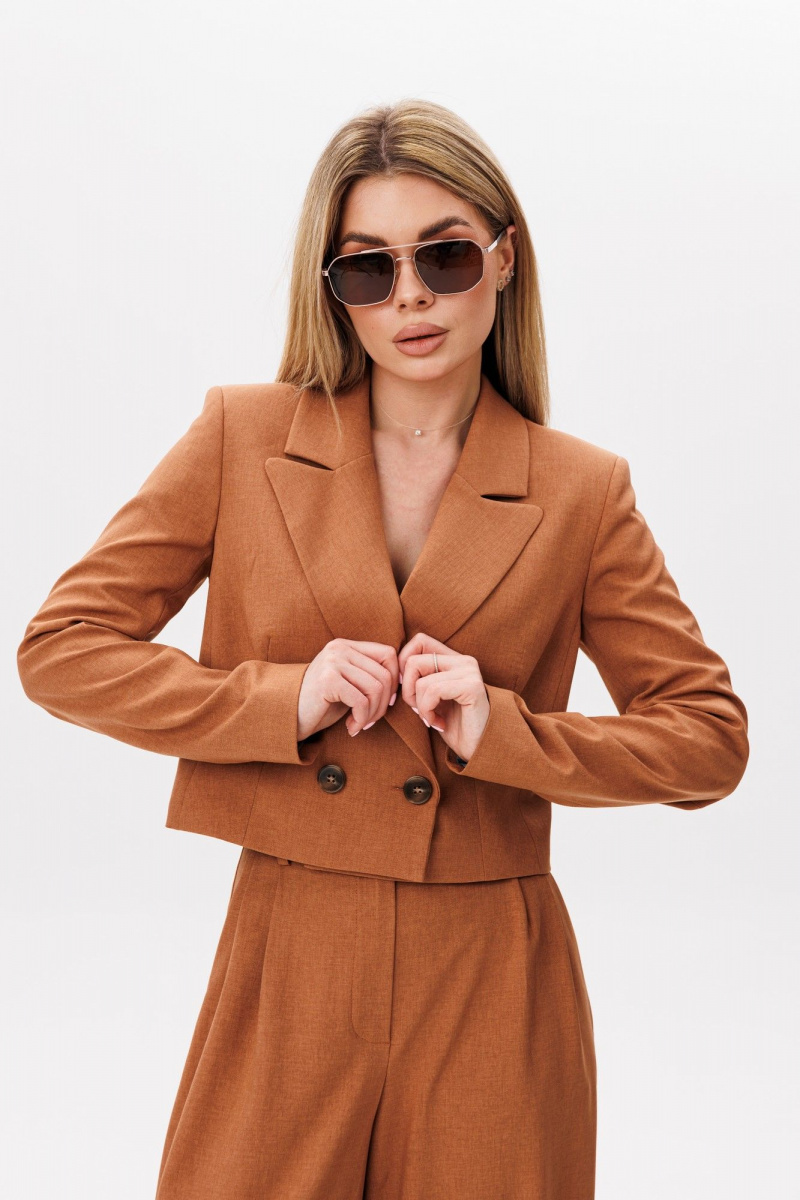 Брючный костюм Amberа Style 2080-4 терракот
