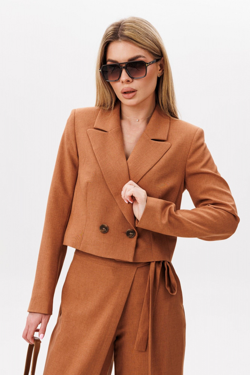 Брючный костюм Amberа Style 2112 терракот