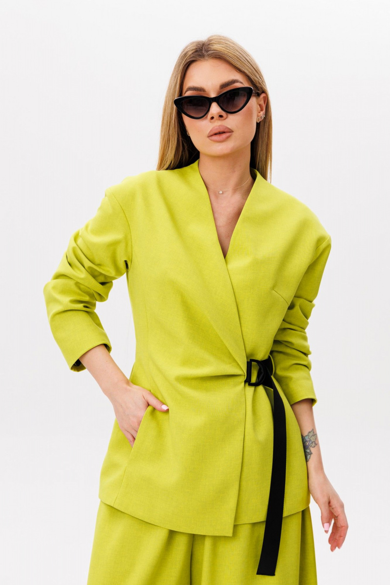 Брючный костюм Amberа Style 2114 горчица
