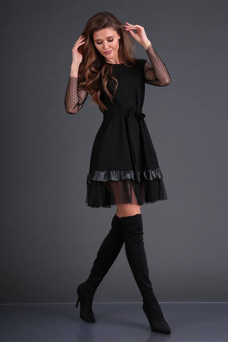 Платье DoMira 01-534 черный