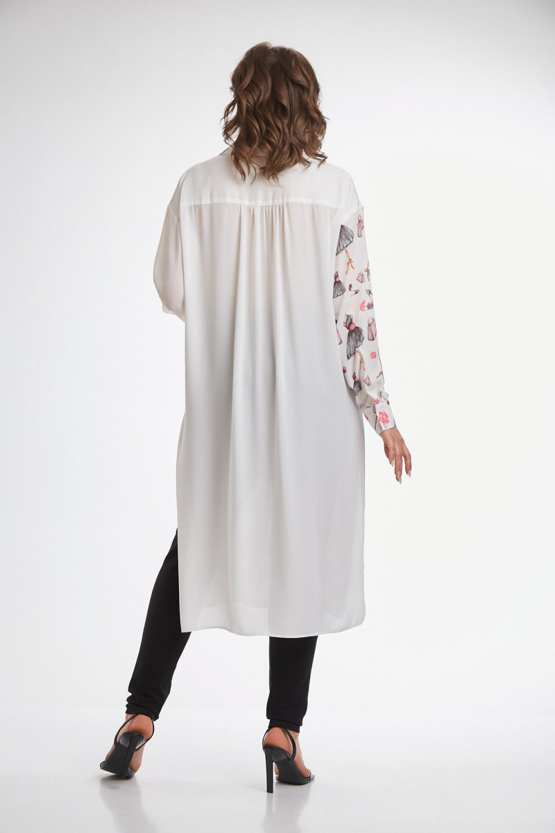 Рубашки Avenue Fashion 0315-4 молочный+дизайн