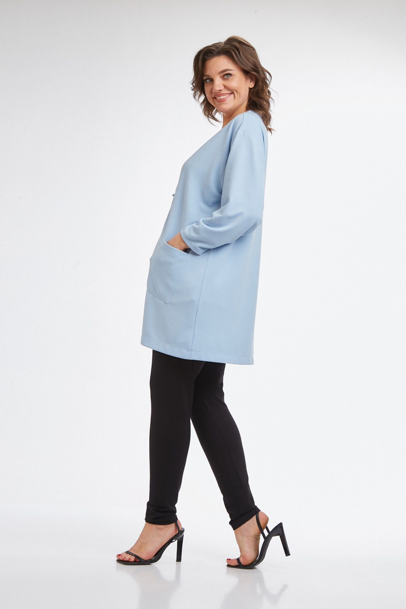 Кардиганы Avenue Fashion 0336 голубой