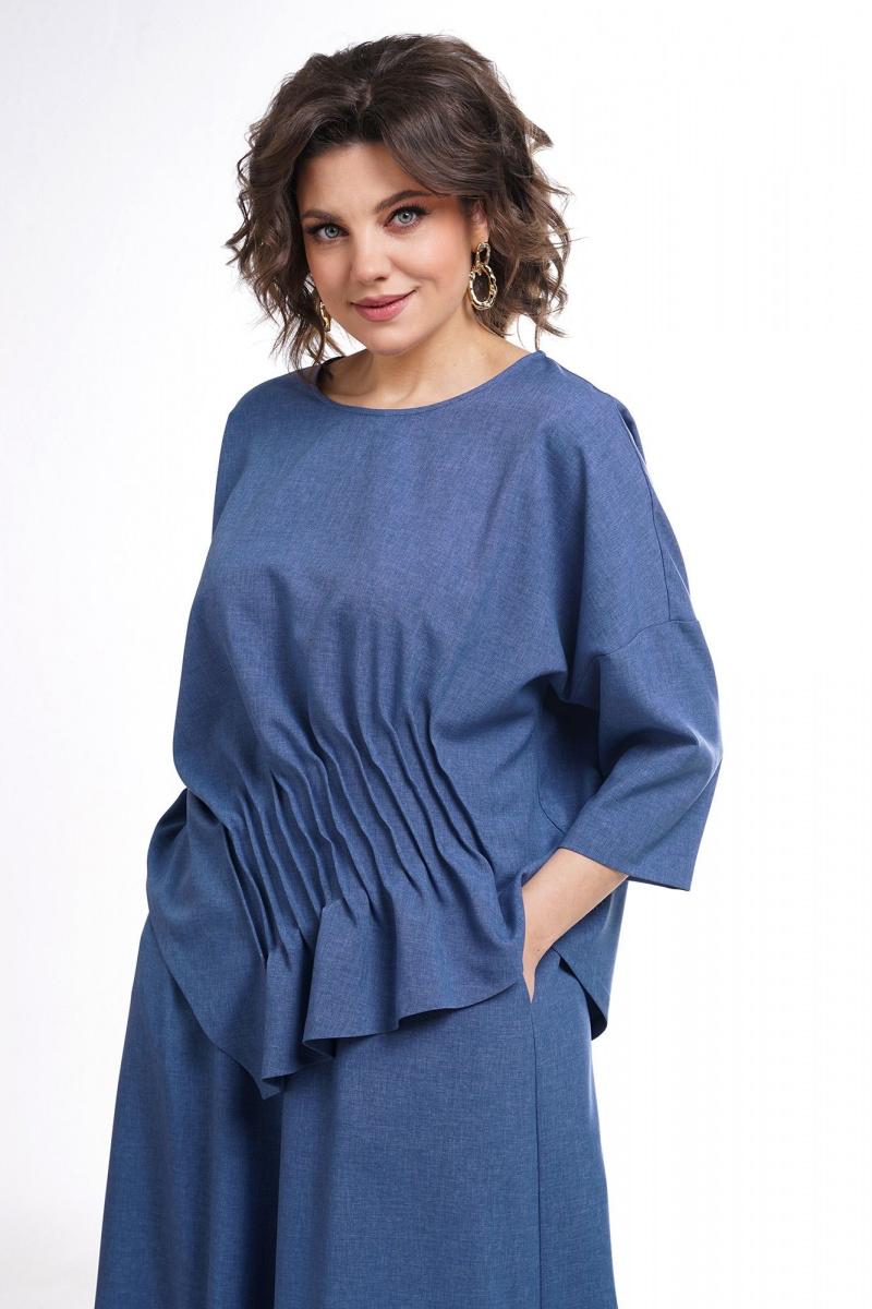 Брючный комплект Alani Collection 2311 синий