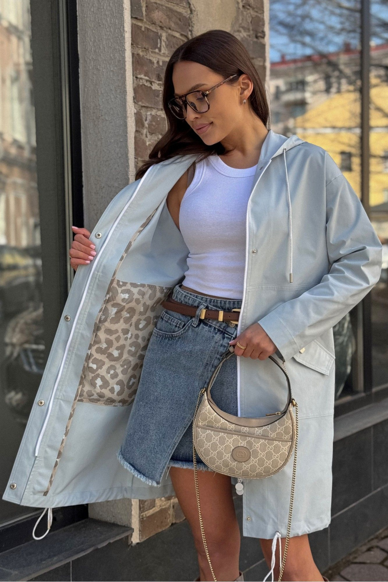 Женская куртка Rumoda 2255 голубой