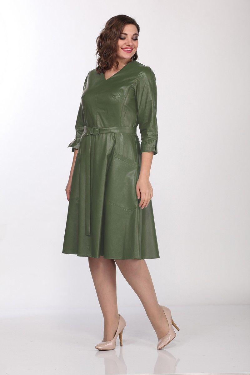 Платье Lady Style Classic 1943/5 зеленый