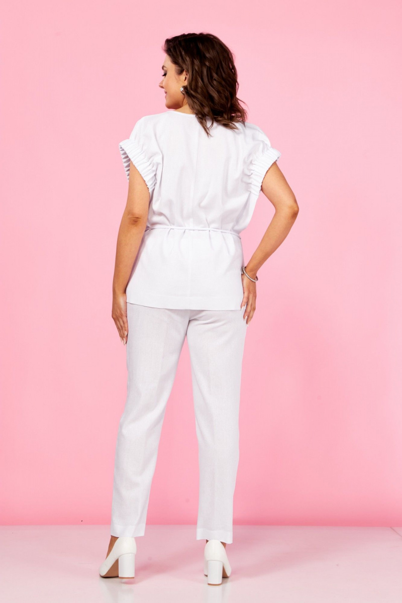 Брючный костюм SVT-fashion 620 белый