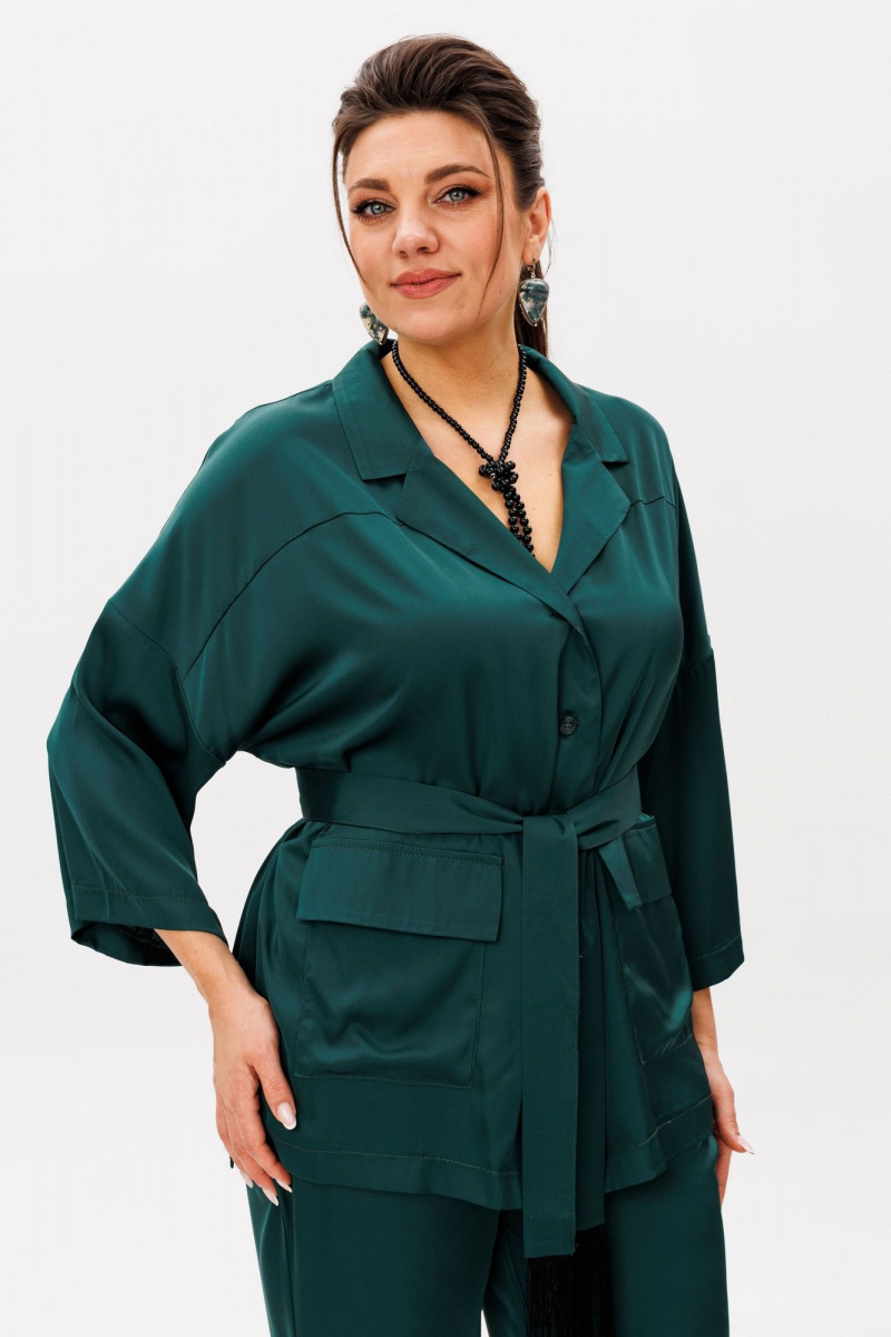 Брючный комплект Anelli 1558 изумрудный_город
