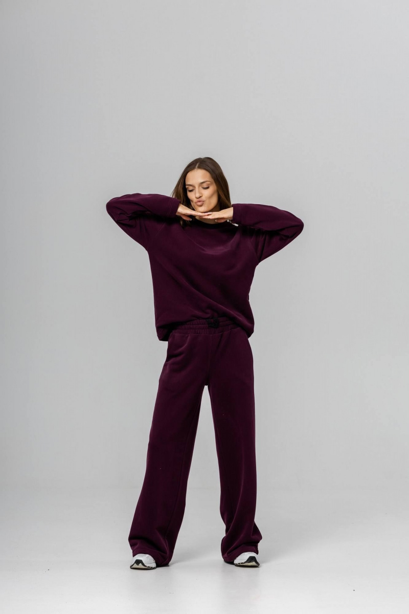 Брючный комплект Twok 400768 бургунди