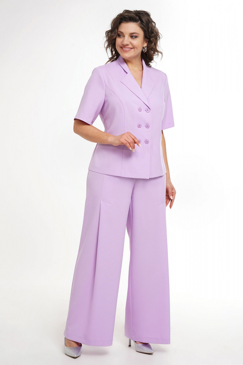Брючный костюм Alani Collection 2334 лаванда