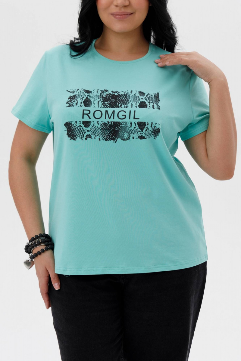Майки Romgil РП0068-ХЛ4 бирюзовый иней