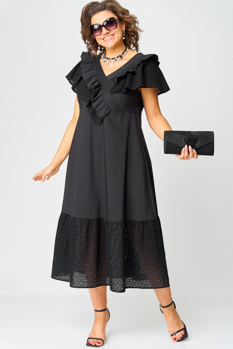 Платья EVA GRANT 7225В черный
