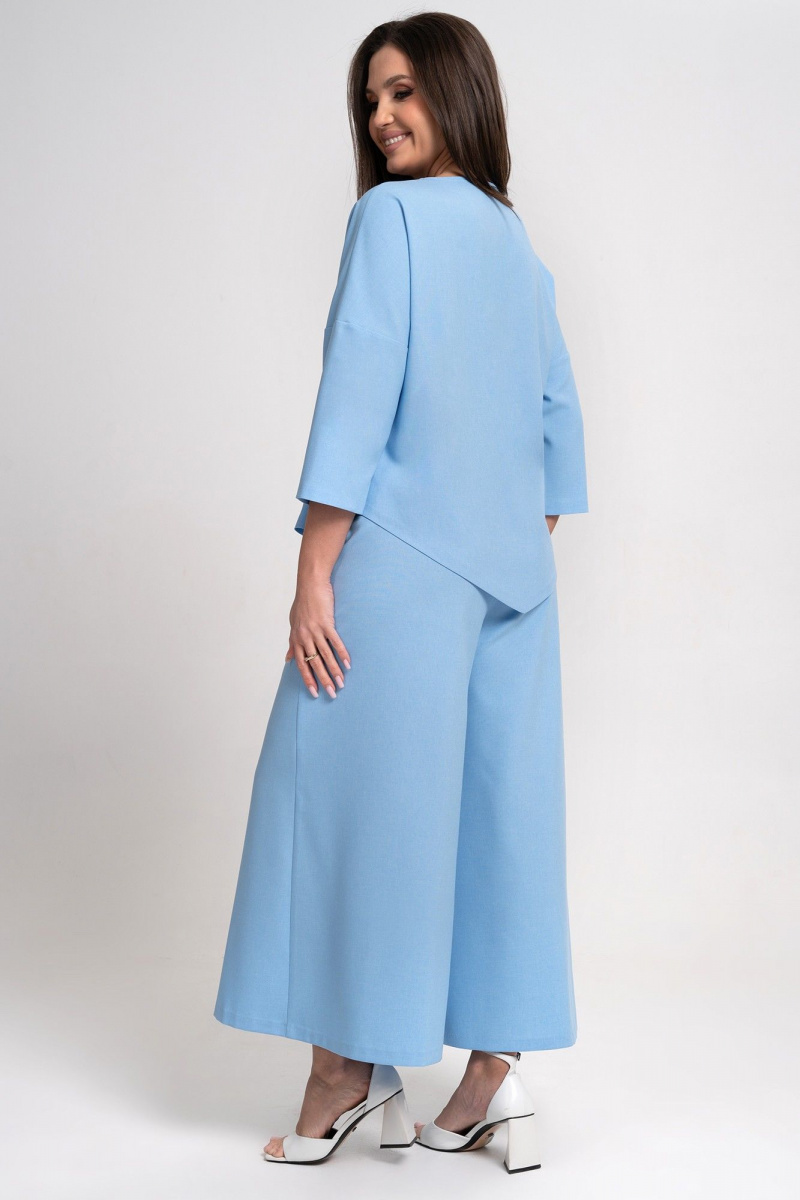 Брючный комплект Alani Collection 2311 голубой