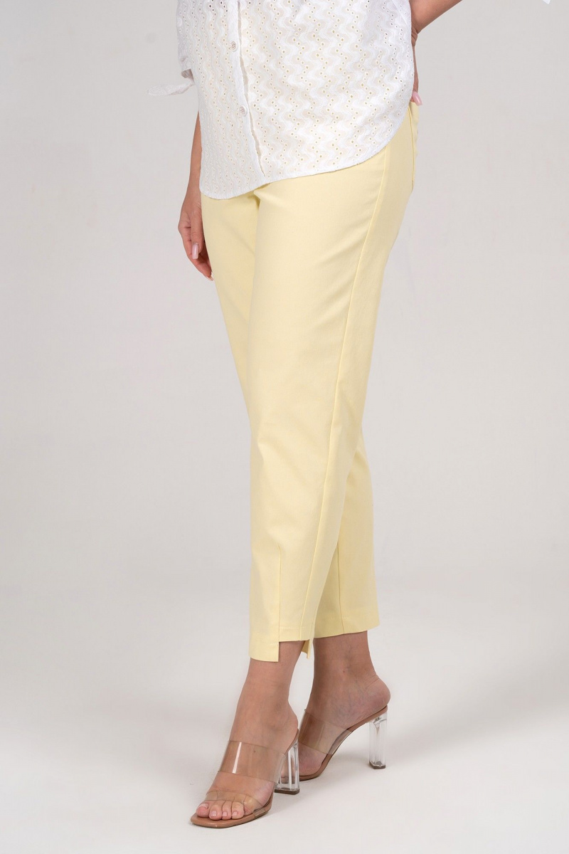 Брючный комплект Alani Collection 2348 белый+желтый