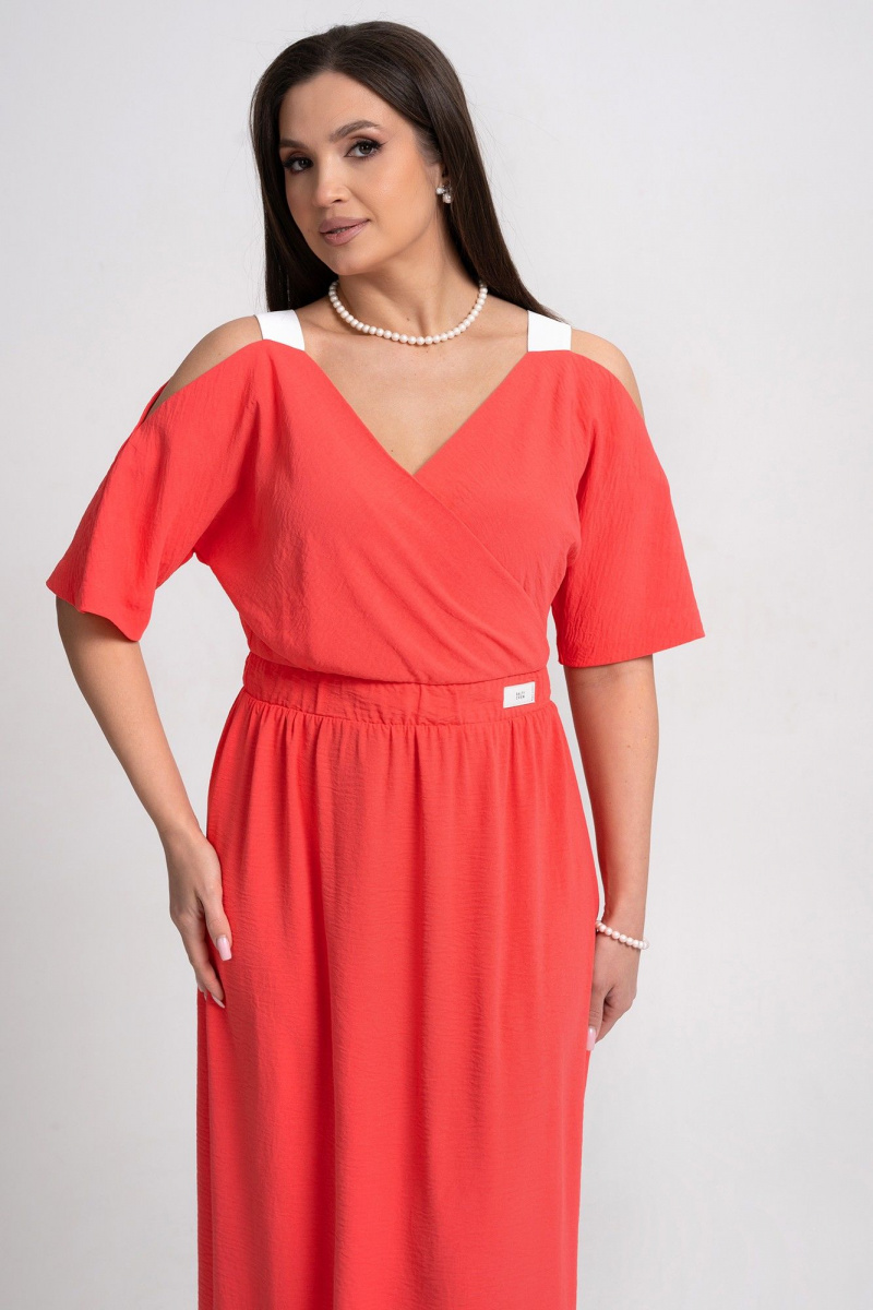 Платья Alani Collection 2356 коралл