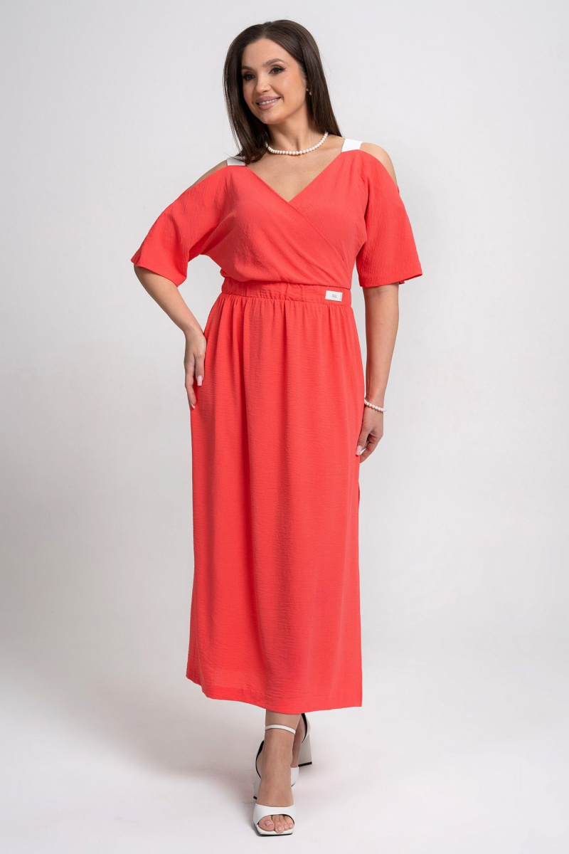 Платья Alani Collection 2356 коралл