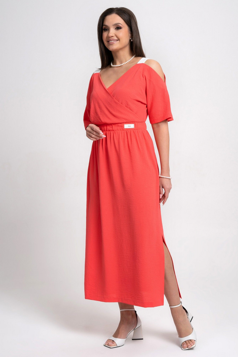 Платья Alani Collection 2356 коралл