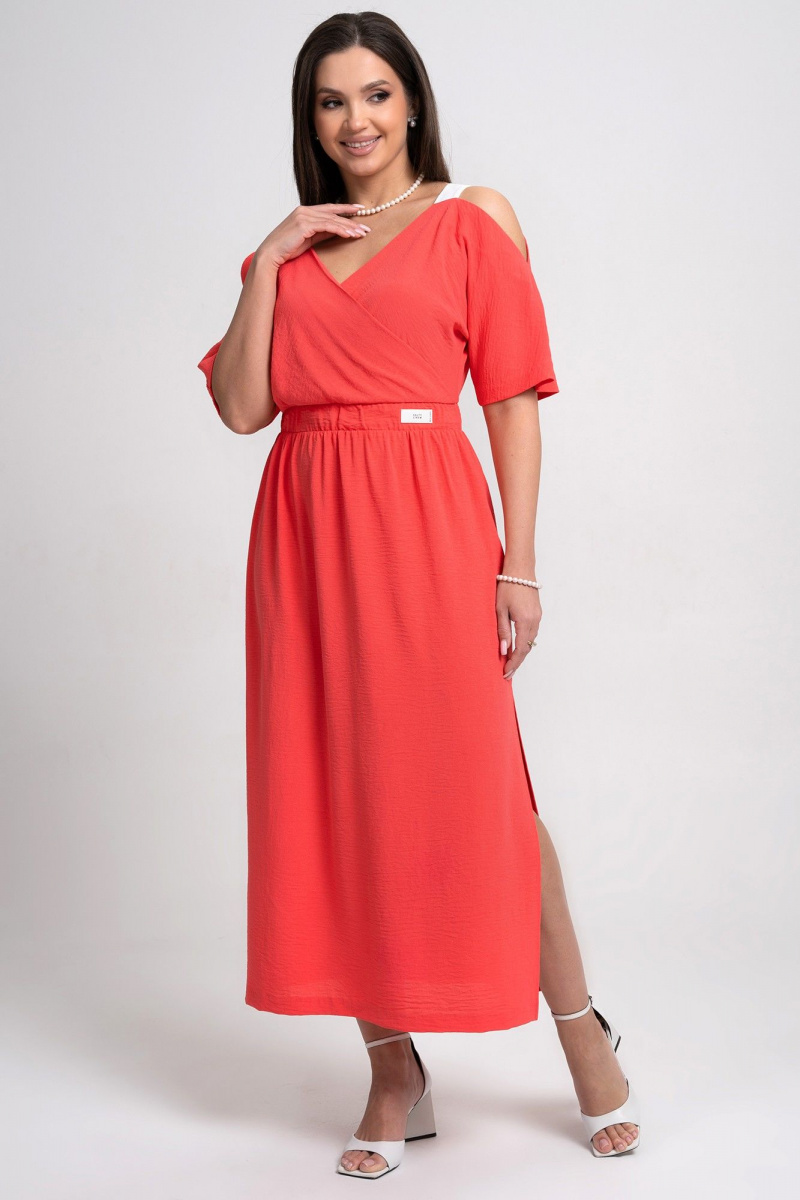 Платья Alani Collection 2356 коралл
