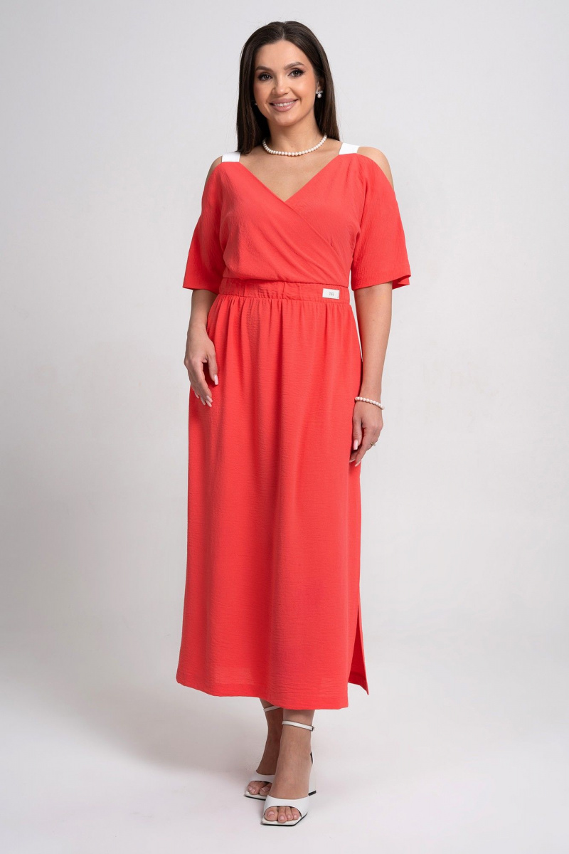 Платья Alani Collection 2356 коралл