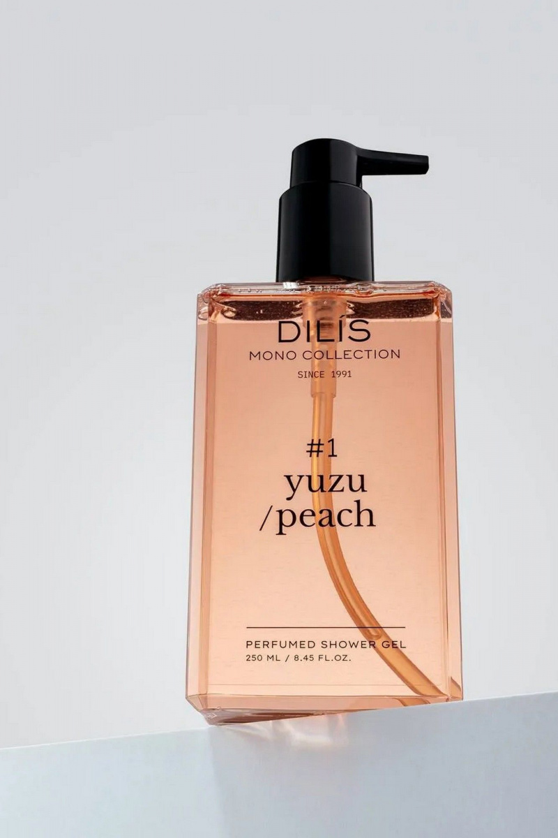 Для душа и ванны DILIS PERFUMED SHOWER GEL #1  YUZU/PEACH