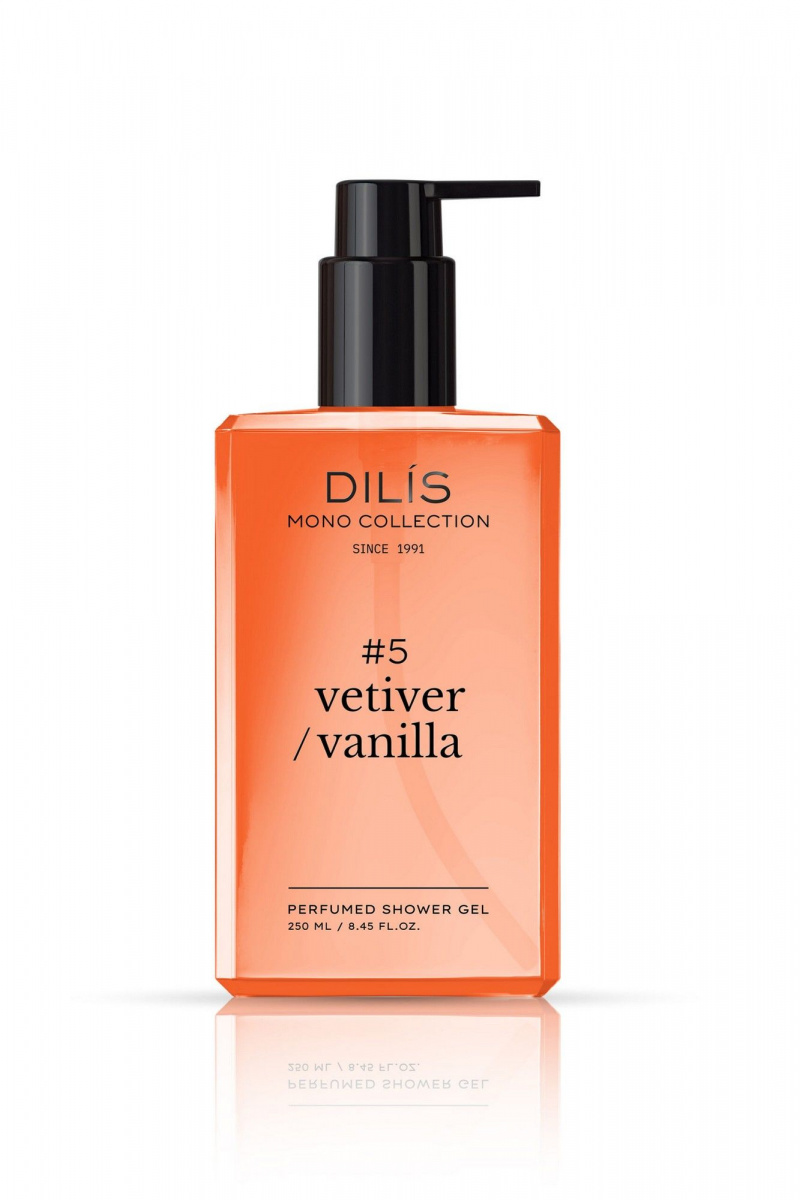 Для душа и ванны DILIS PERFUMED SHOWER GEL #5 VETIVER/VANILLA
