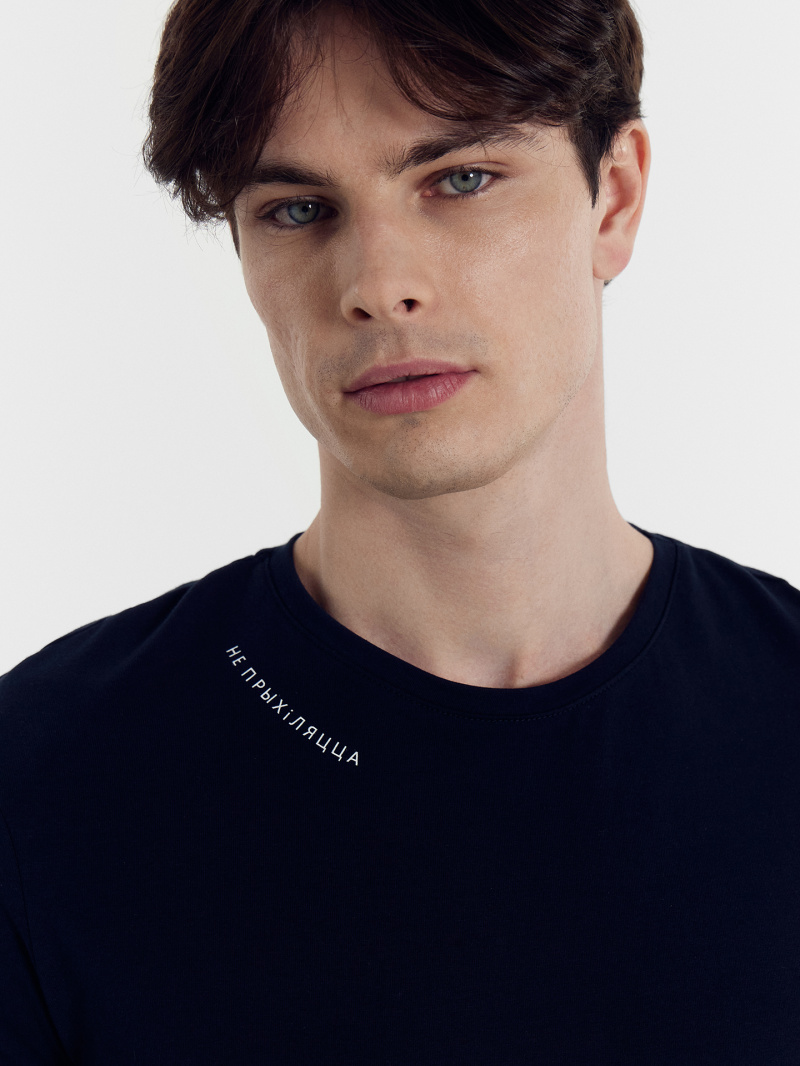Футболки Mark Formelle 111774/24-4120П-5 т.синий_печать_Печать