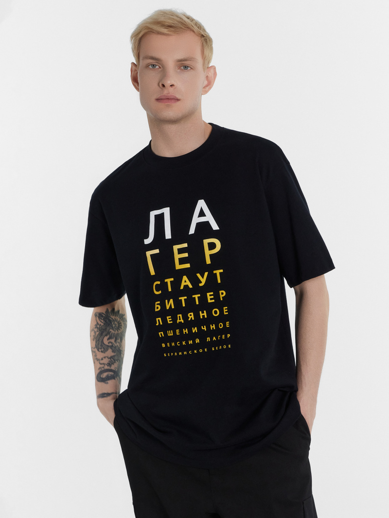 Футболки Mark Formelle 111846/24-4323П-0 черный_печать6_3_сл_на_пол