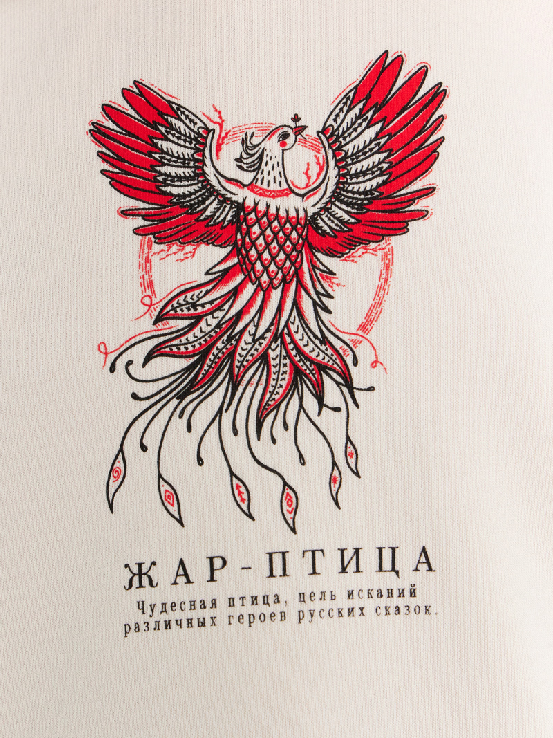 Джемперы и кардиганы Mark Formelle 127930/24-28481Ц-7 белый_песок_печать_3_сл_на_пол_3_сл_на_спинке