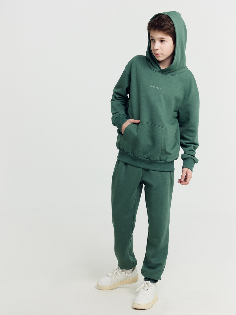 Костюм Mark Formelle 393347/Ф22/25180П-7 темная_зелень_печать_1_сл_на_пол_1сл_на_ПР_рук_1сл