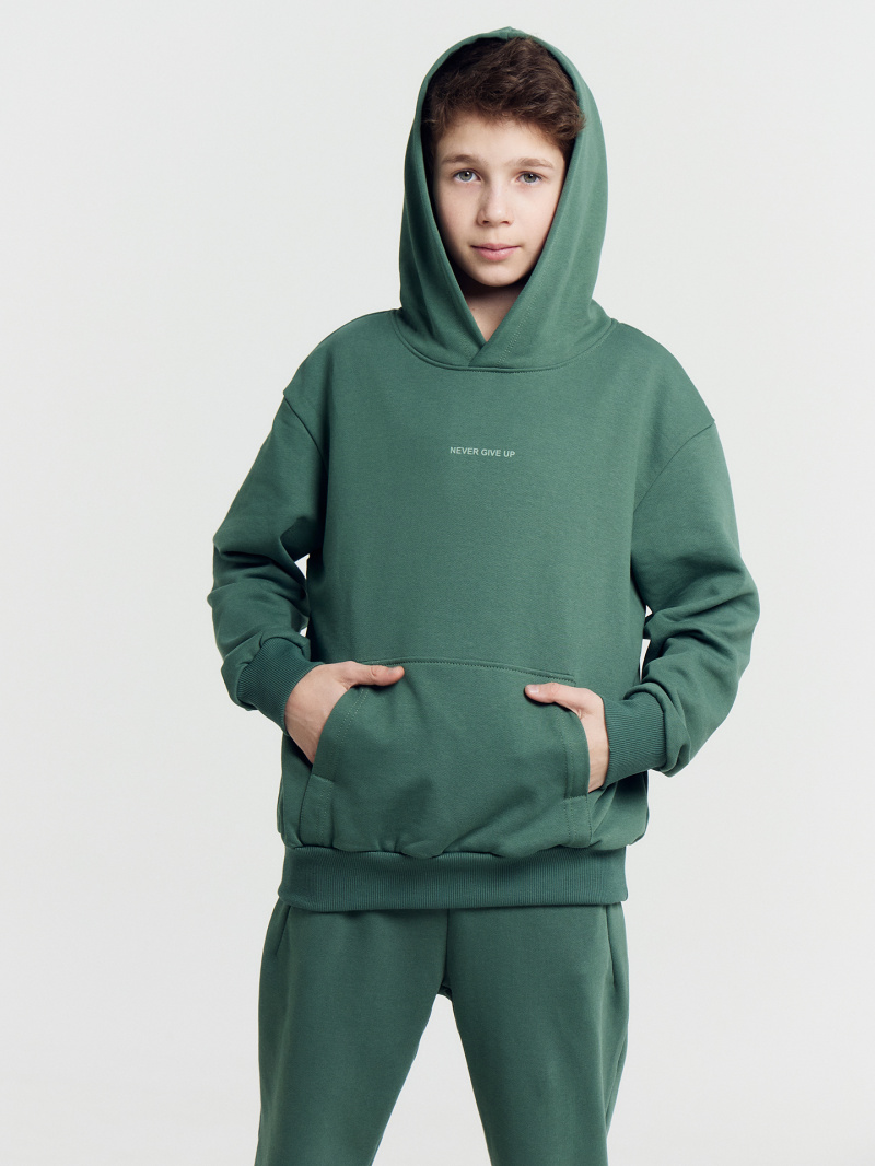 Костюм Mark Formelle 393347/Ф22/25180П-7 темная_зелень_печать_1_сл_на_пол_1сл_на_ПР_рук_1сл