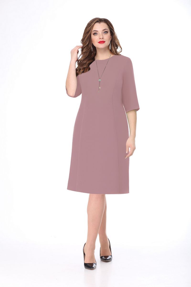 Платье VOLNA 1170 пудрово-розовый