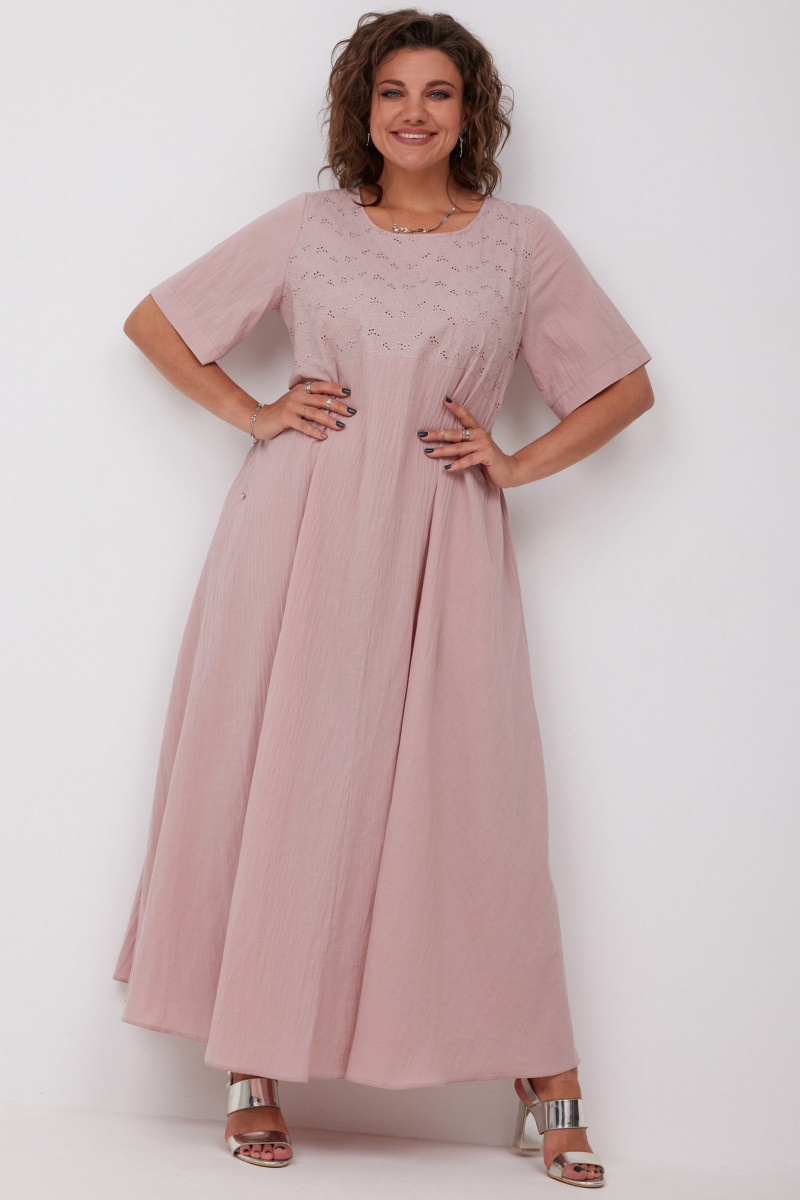 Платья BegiModa 1049 пыльная_роза