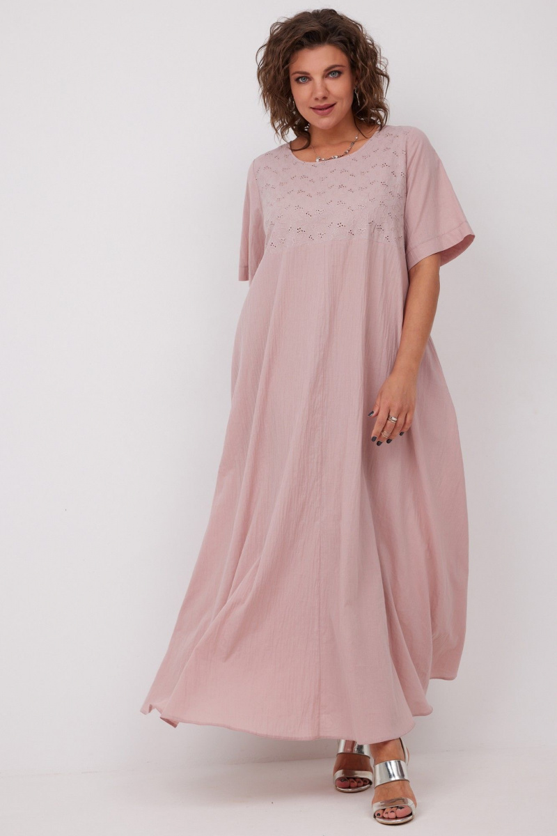 Платья BegiModa 1049 пыльная_роза