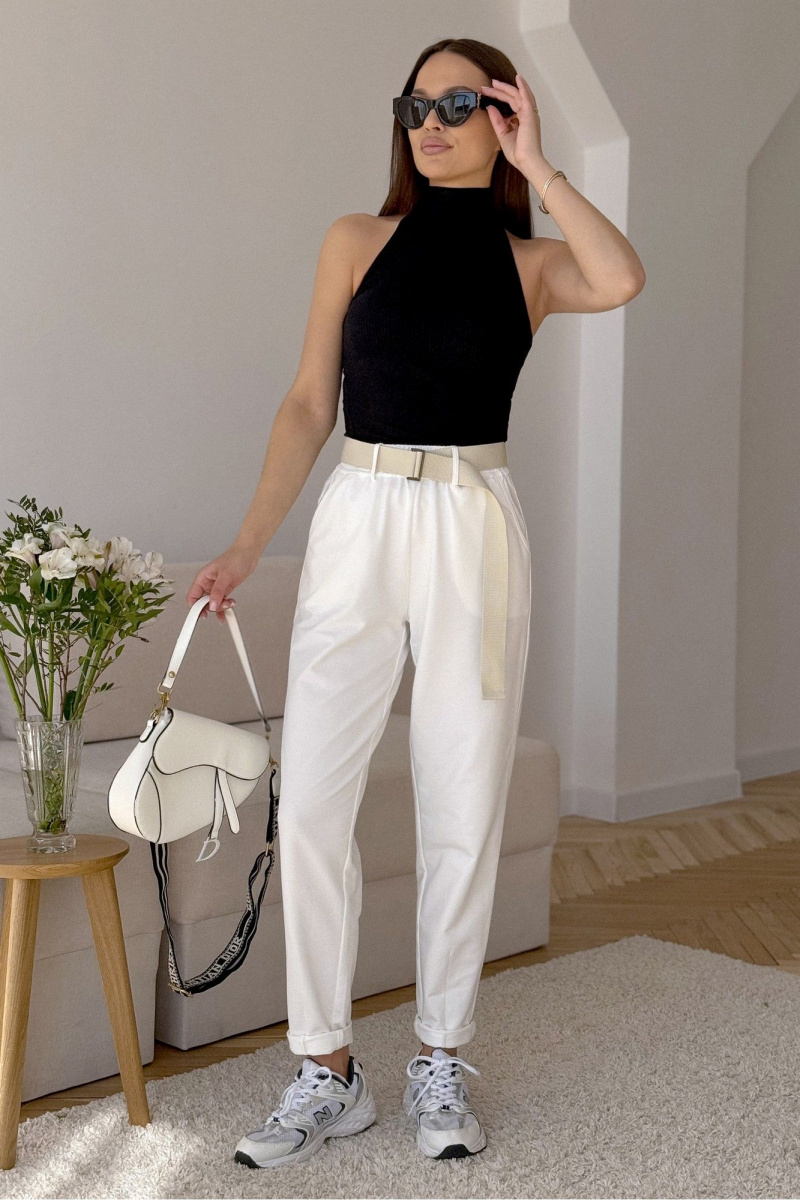 Брюки PRATA wear S034 молочный