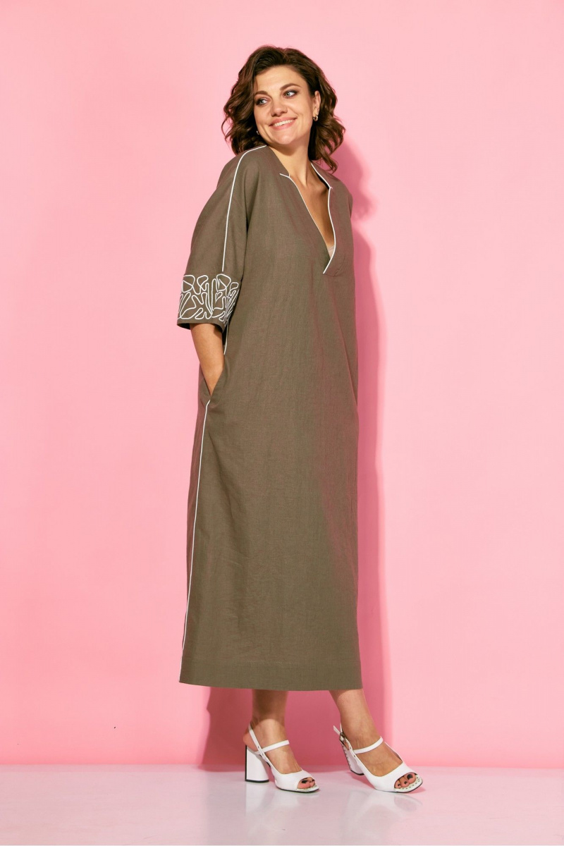 Платья AVA fashion М-122 капучино