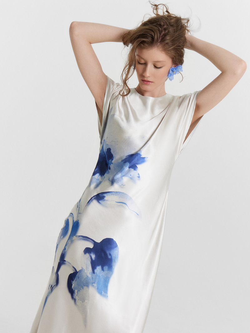 Платья Mark Formelle 152672/24-ОБР31905П-9 сублимация_цветы_на_молочном_010.1_Сублимация