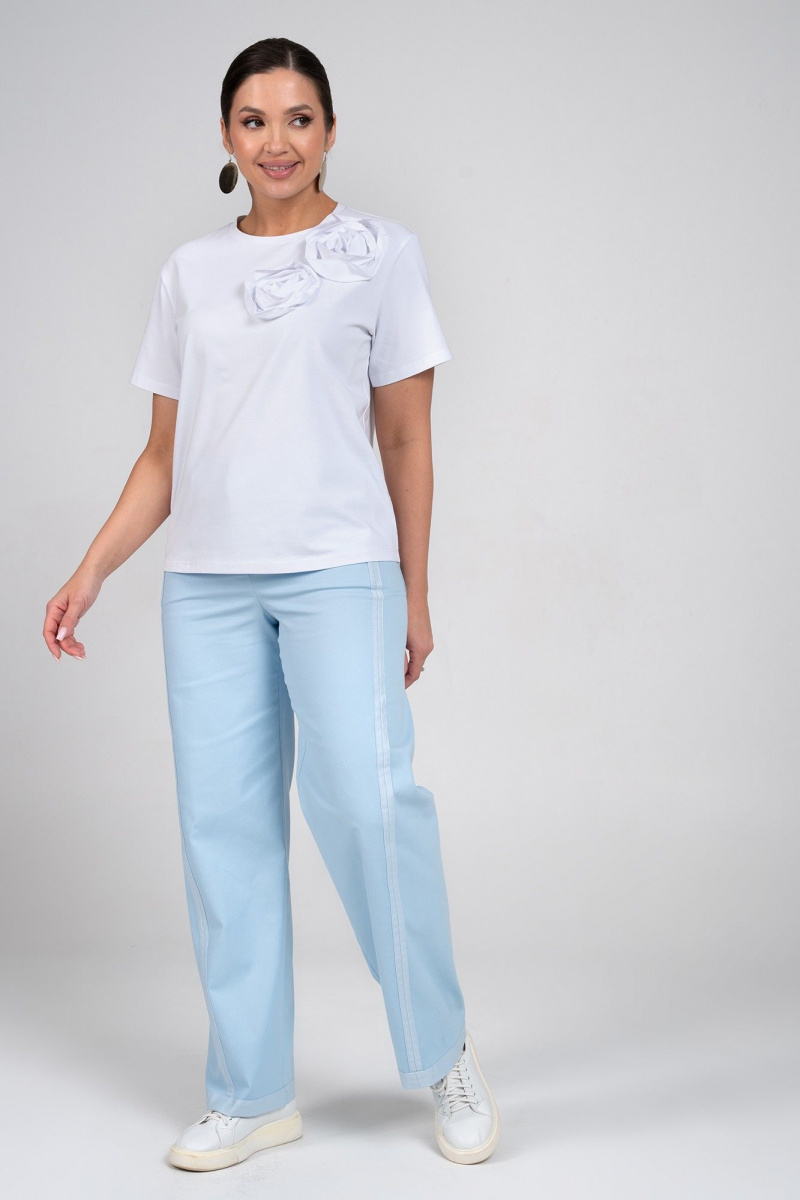 Брючный комплект Alani Collection 2360 голубой