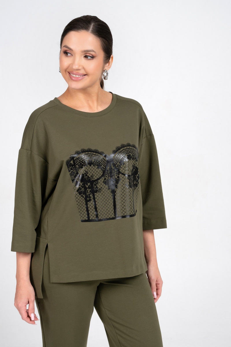 Брючный комплект Alani Collection 2330 хаки