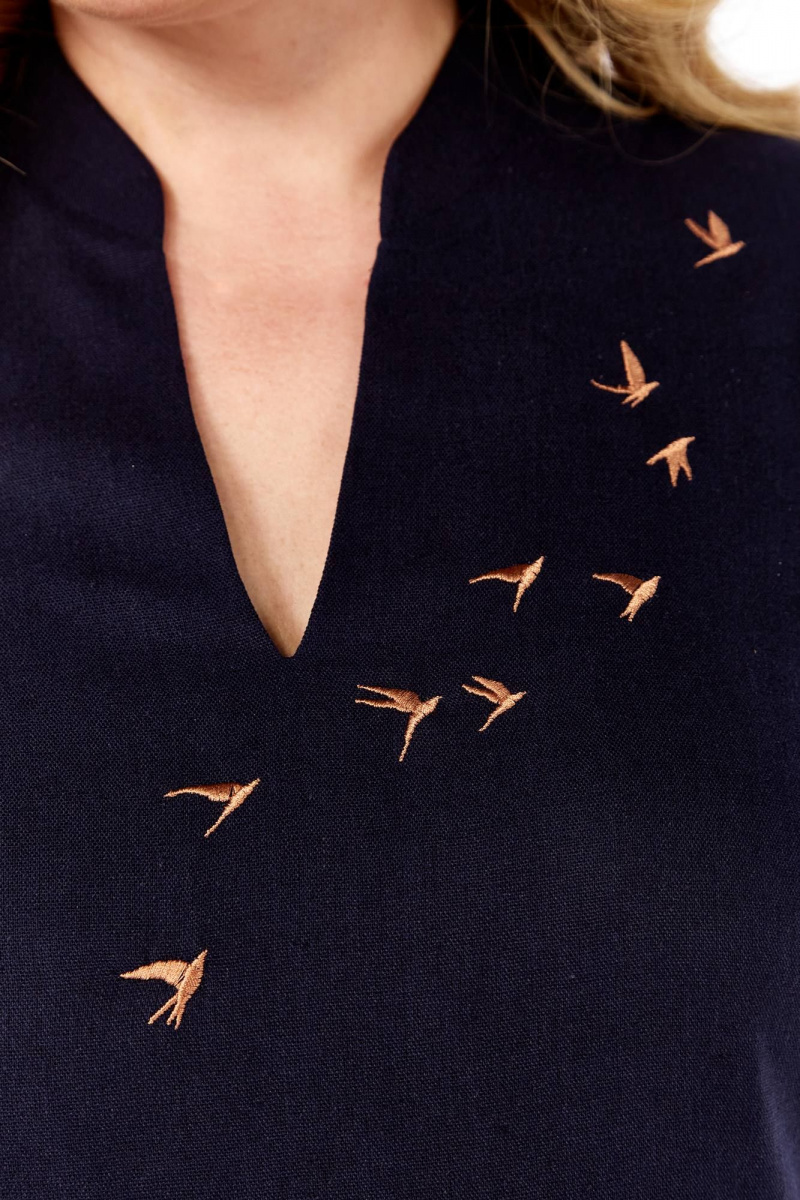 Платья Линия Л Б-2065 темно-синий