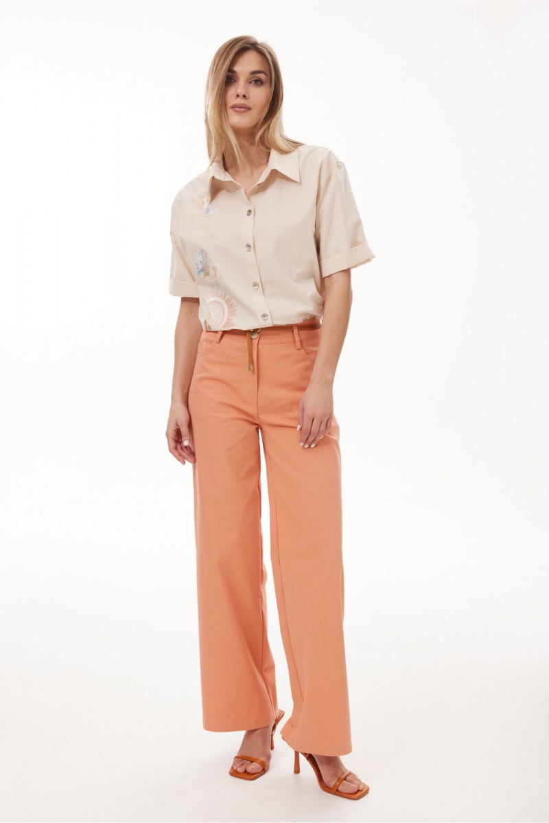 Рубашки NiV NiV fashion 416/1 кремовый