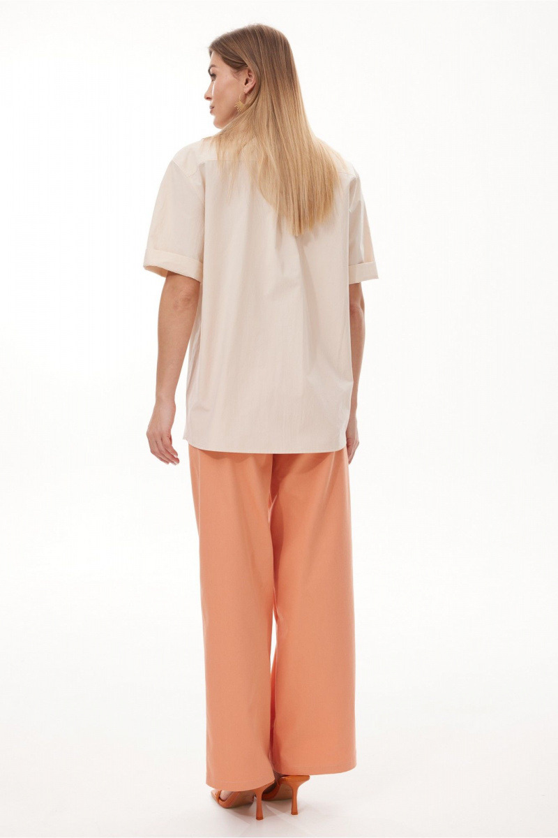 Рубашки NiV NiV fashion 416/1 кремовый