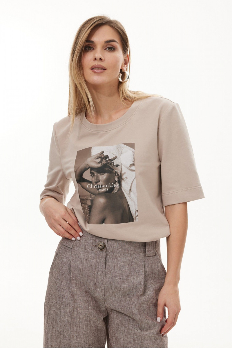 Майки NiV NiV fashion 421 бежевый